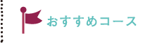 おすすめモデルコース